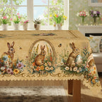 Tablecloth - Vintage Floral Polyester Round