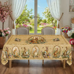 Tablecloth - Vintage Floral Polyester Round