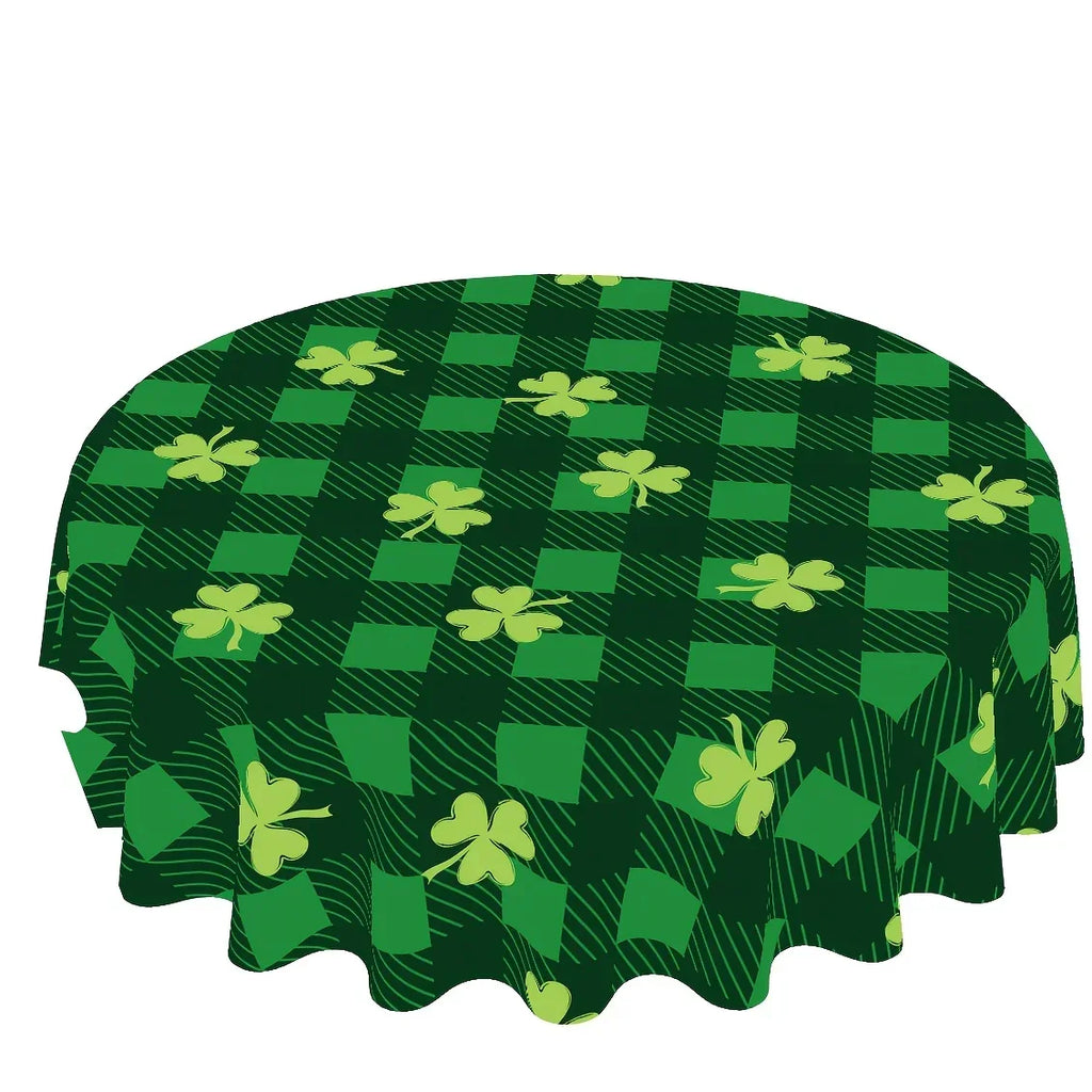 Tablecloth - Washable Polyester Clover