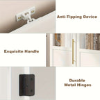 177.8cm Tall Narrow Bathroom Cabinet with Glass Door & Open Shelves - Freestanding Storage Organizer, Space-Saving Design for Small Spaces, Durable Wood & Particle Board Construction, Mixed Color Finish, 3, 2 Cu Ft Capacity, House Of Avana