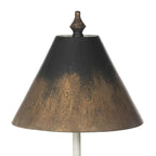 Tall Vintage Table Lamp with Black and Gold Shade Vintage Shopper