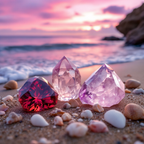 Coastal Dreams, Premium Coconut-Soy Wax Tea Light Crystal Candle, 1oz