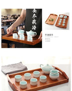 Tea Tray - Portable Wood Small
