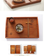 Tea Tray - Portable Wood Small