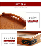 Tea Tray - Portable Wood Small