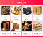 Tea Tray - Portable Wood Small