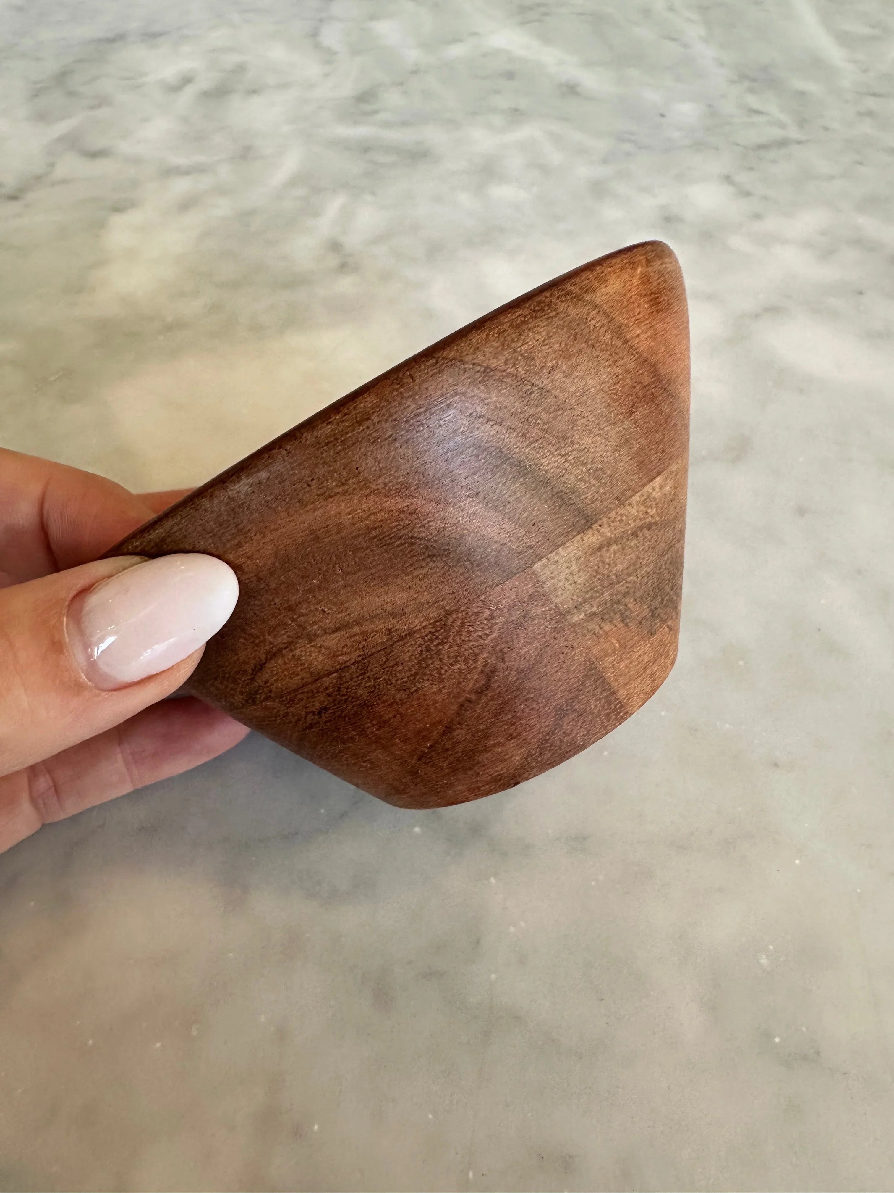 Teak Wood Small Serving Bowls - Set of 2 or 4 Busa Designs