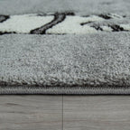 Space Rug for Kids with Astronauts & Rockets in Grey RugYourHome