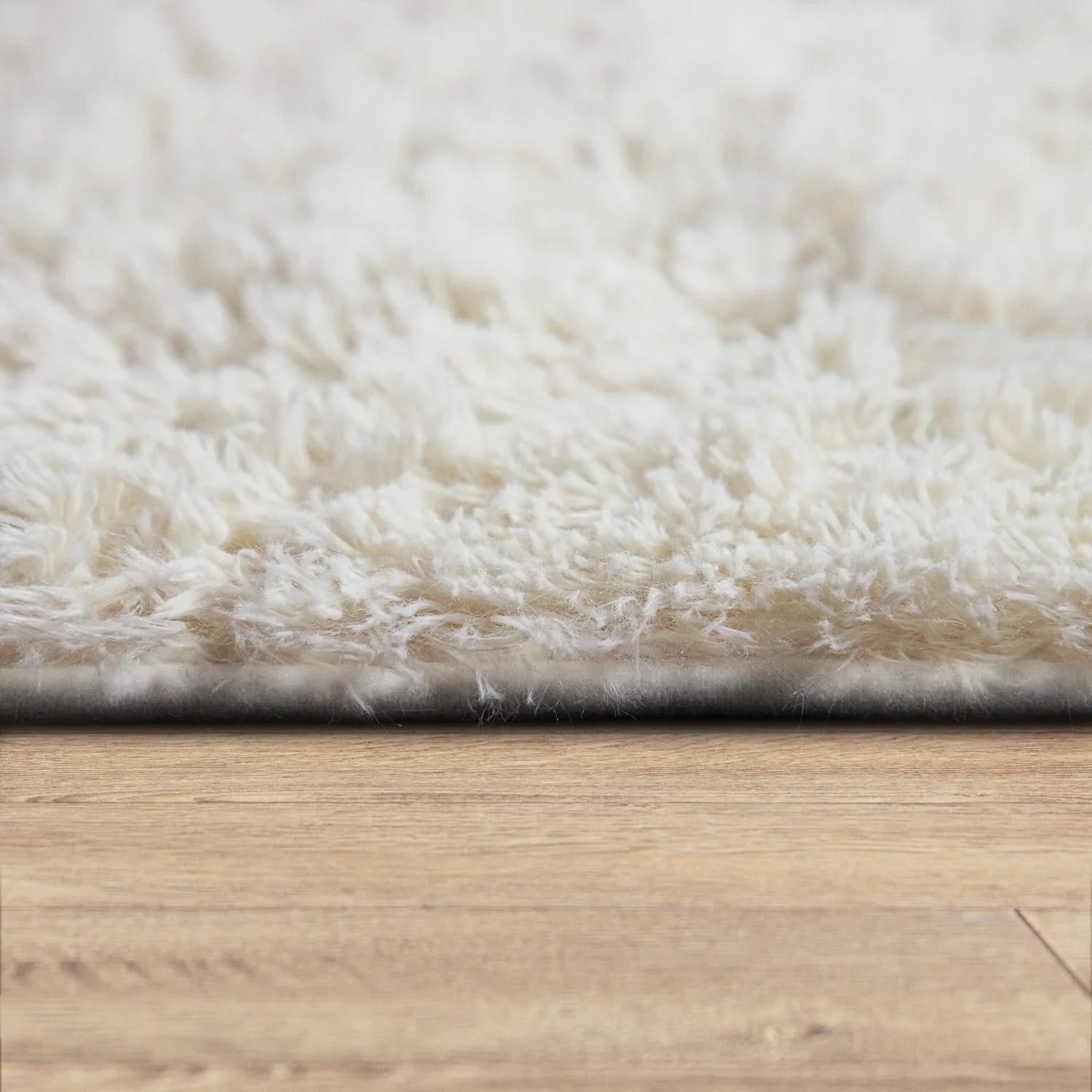 Solid Shag Rug Silky Soft & Fluffy In Ivory RugYourHome