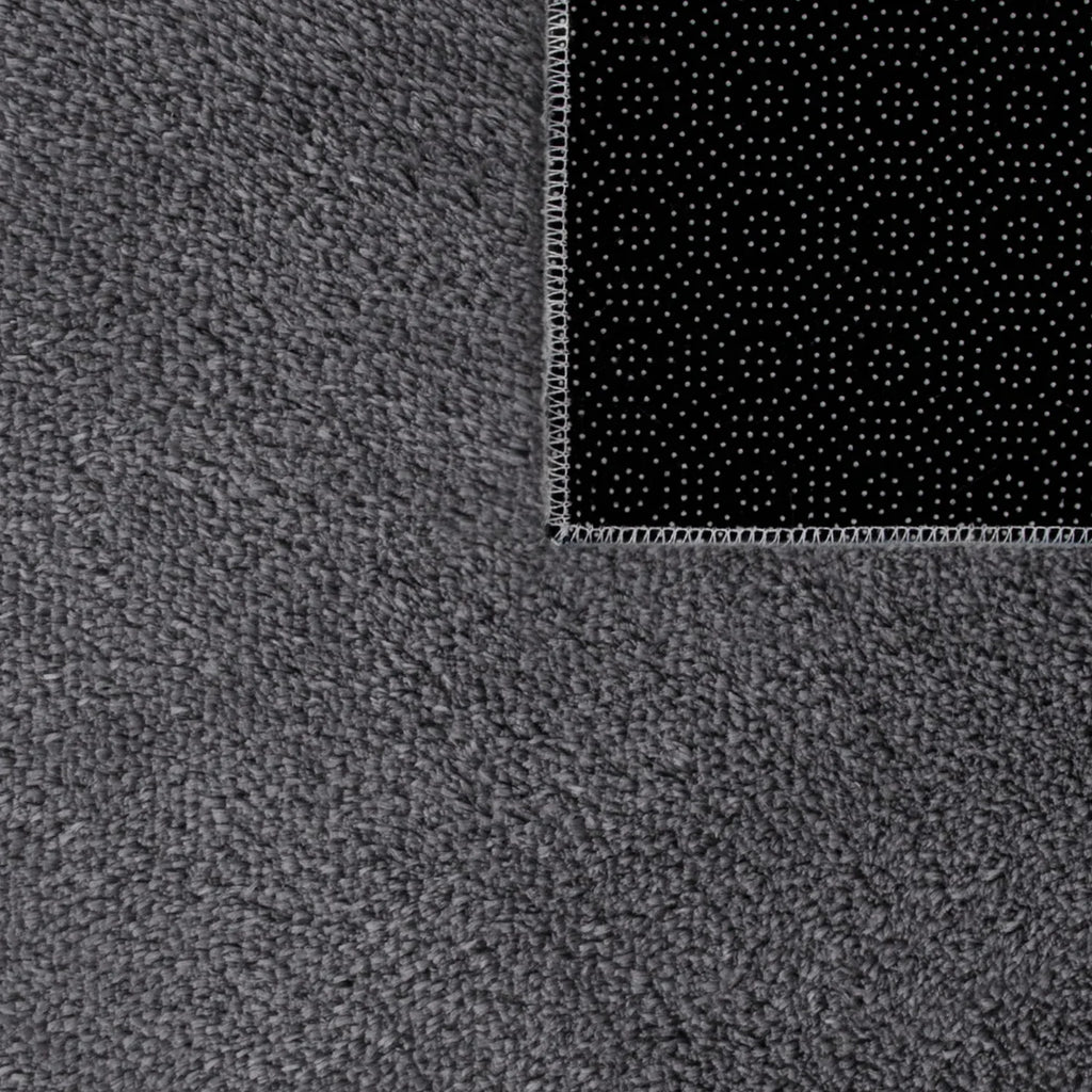 Soft Area Rug with Anti-Slip Backing Washable - Dark Gray RugYourHome