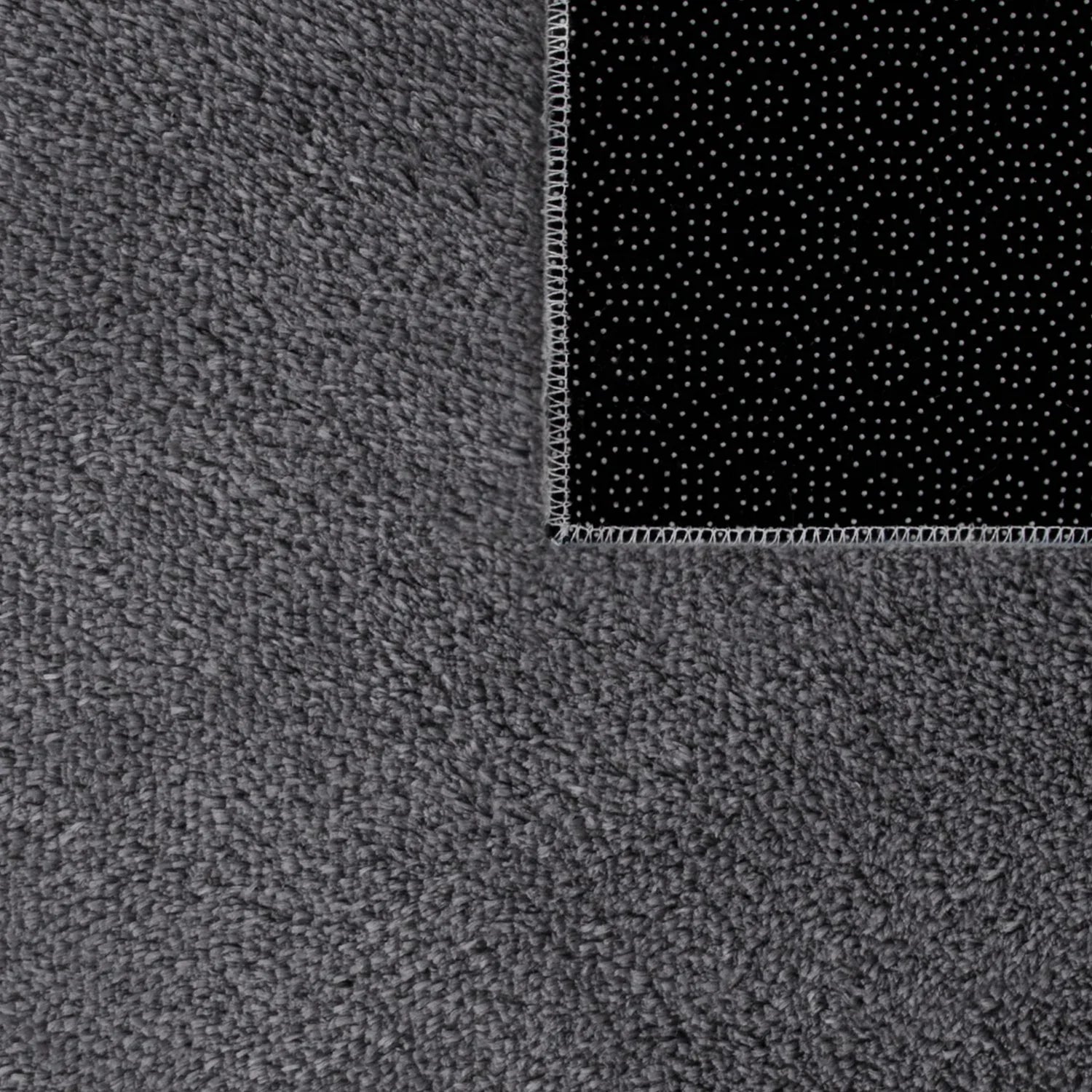 Soft Area Rug with Anti-Slip Backing Washable - Dark Gray RugYourHome