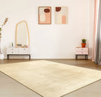 Soft Area Rug with Anti-Slip Backing Washable - Beige RugYourHome