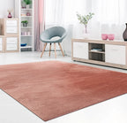 Soft Area Rug with Anti-Slip Backing Washable - Pink RugYourHome