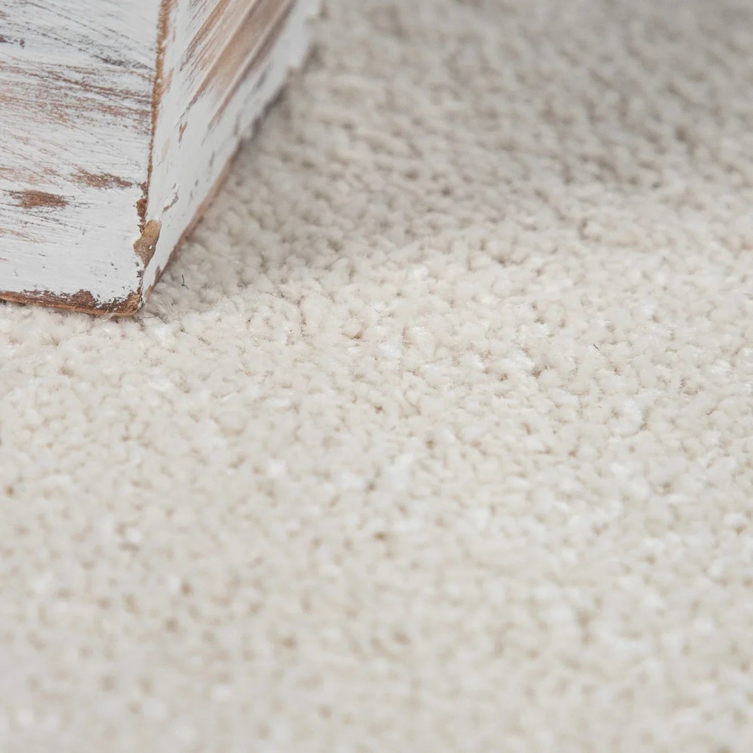 Solid Flatweave Rug Porto for Living Room - Cream RugYourHome
