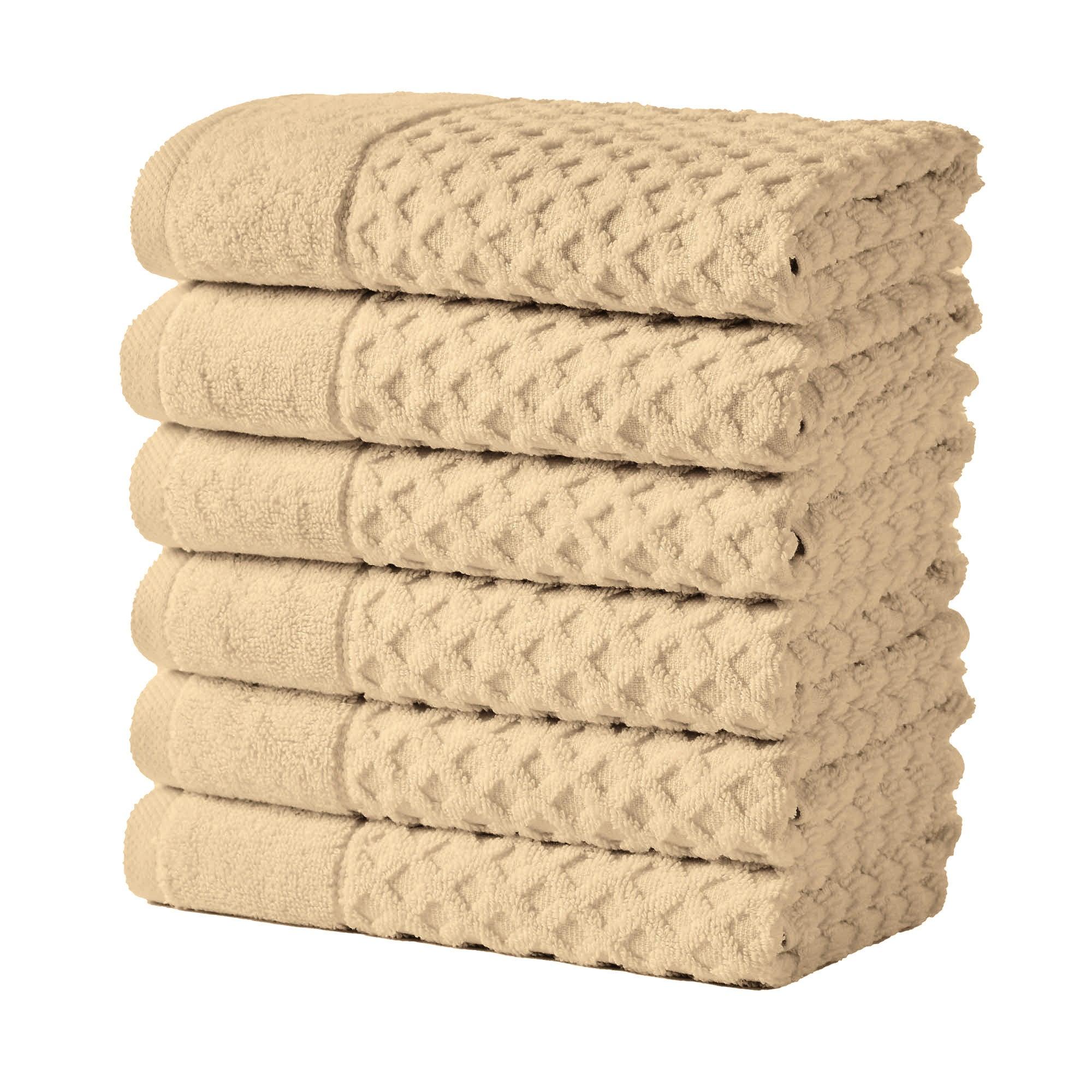 Cotton Diamond Waffle Weave Bath Towel Set - Grayson Collection