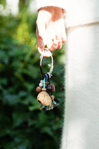 "Azure Spirit" Boho Seed Tassel Charm