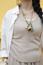 "Braided Meadow" Seed Braided Necklace