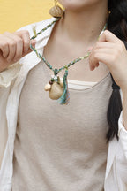 "Braided Meadow" Seed Braided Necklace