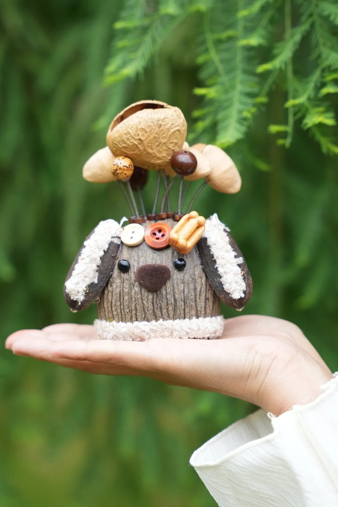 "The Cozy Puppy Guardian" Seed Doll