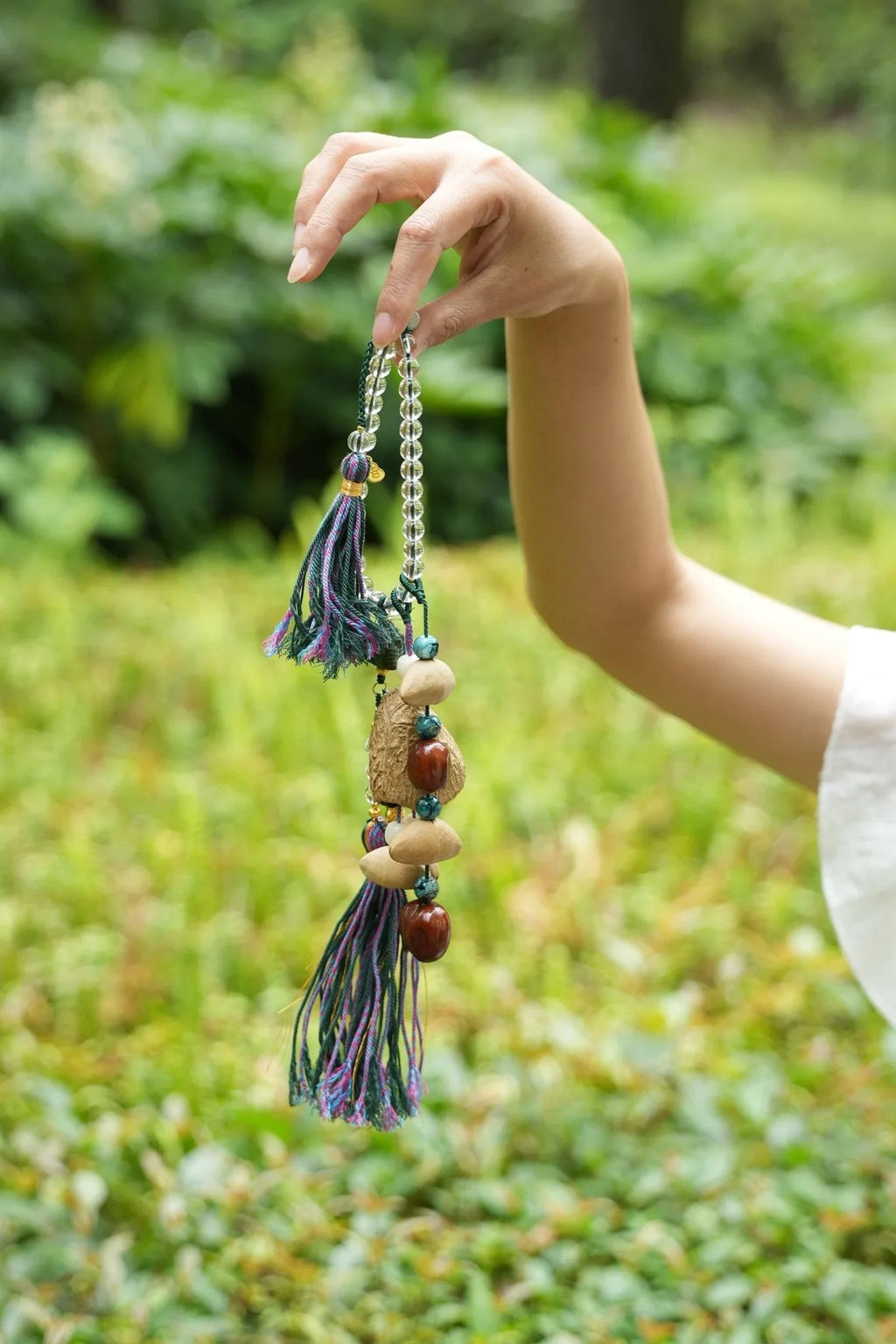 "The Crystal Harmony Tassel" Seed Charm