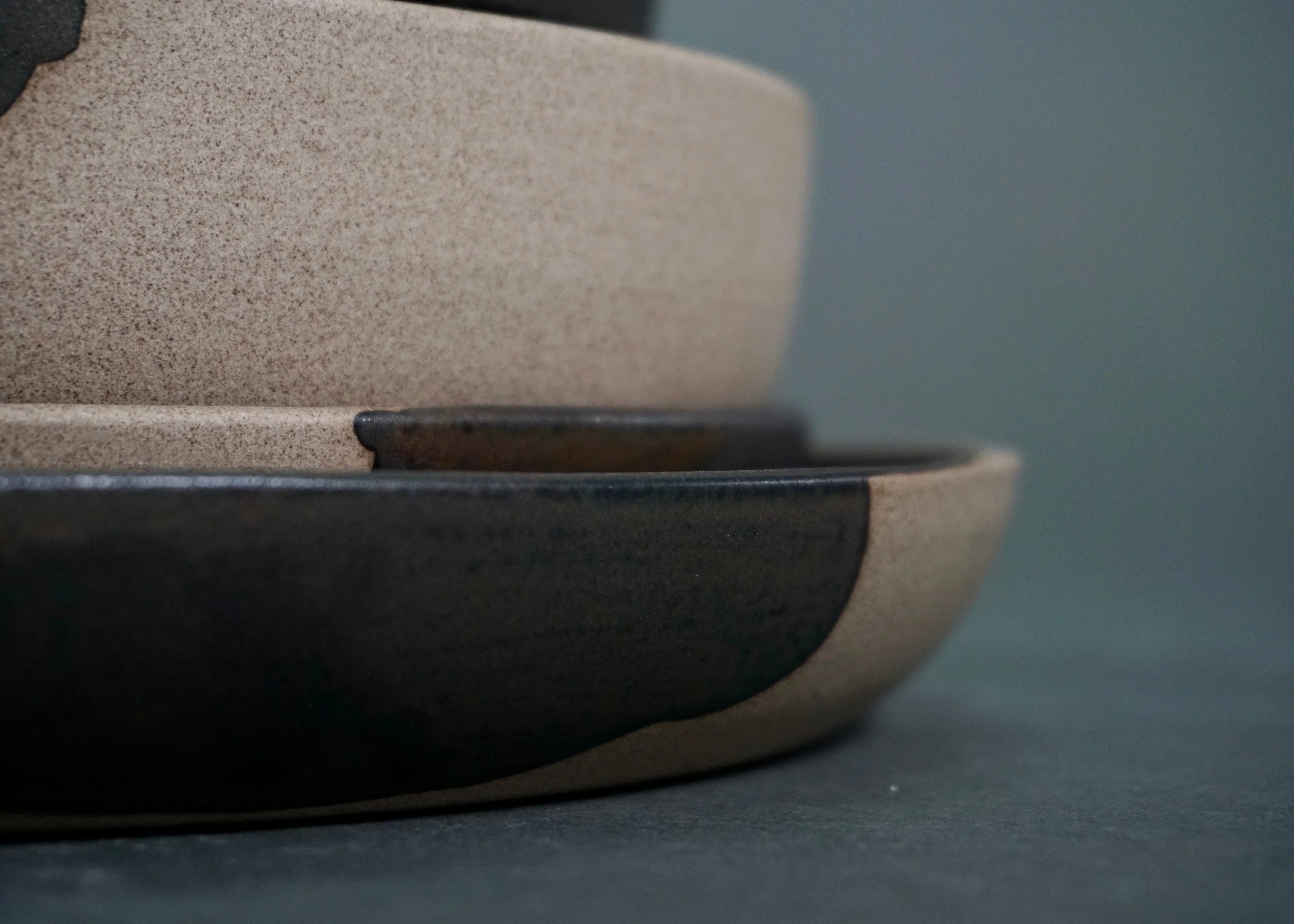 The Dinnerware Set - Gray/Black New York Handcrafted