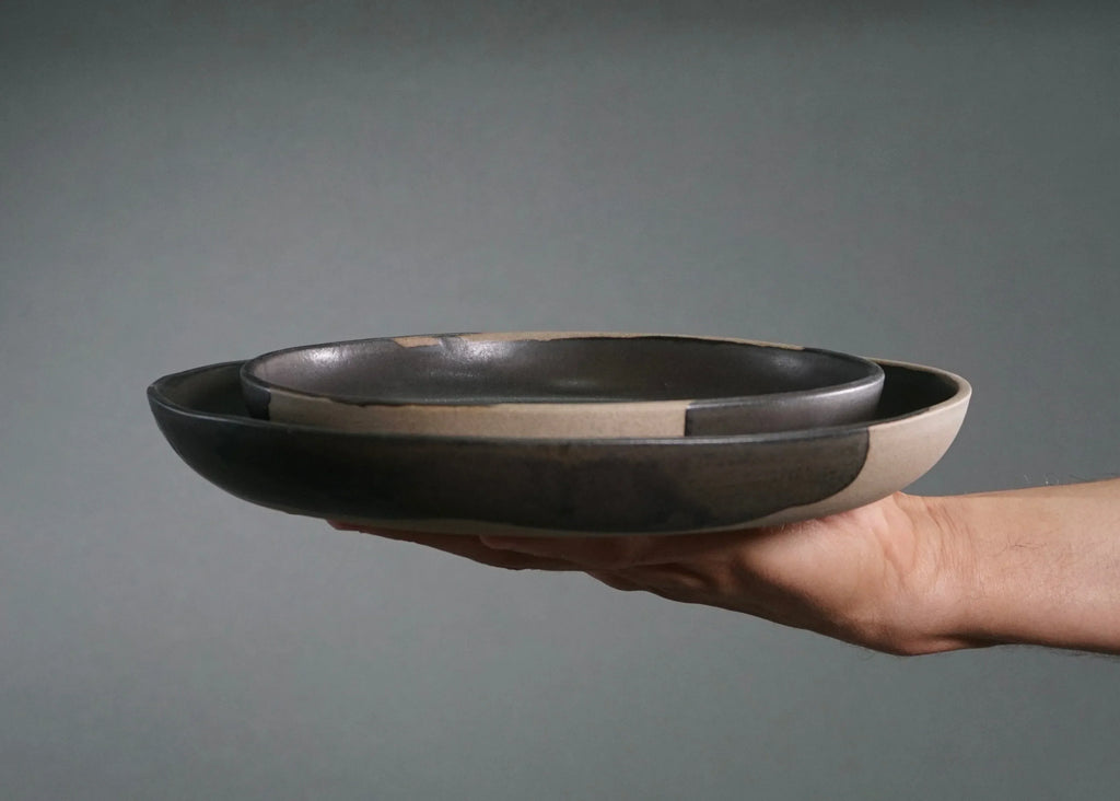 The Dinnerware Set - Gray/Black New York Handcrafted