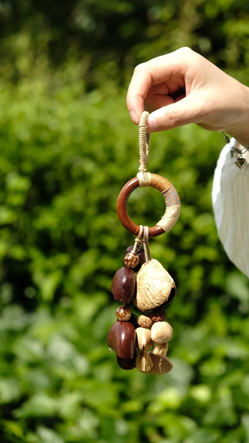 "Earth Song" Wood Ring Charm