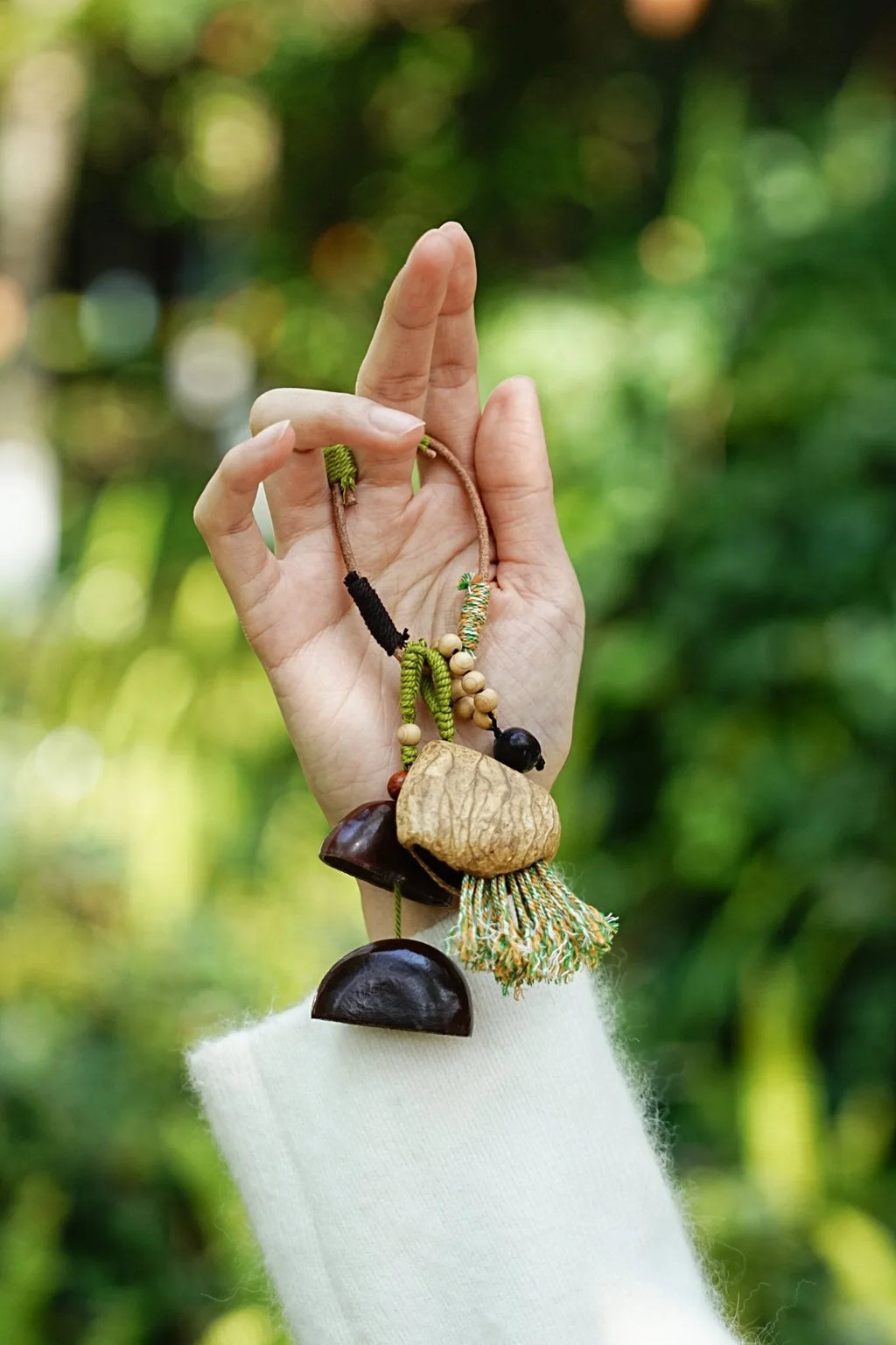 "The Forest Bell" Seed Tassel Charm