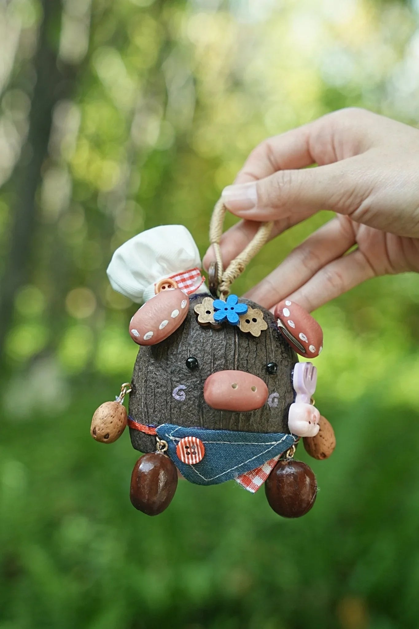 "The Forest Chef" Seed Piggy Doll