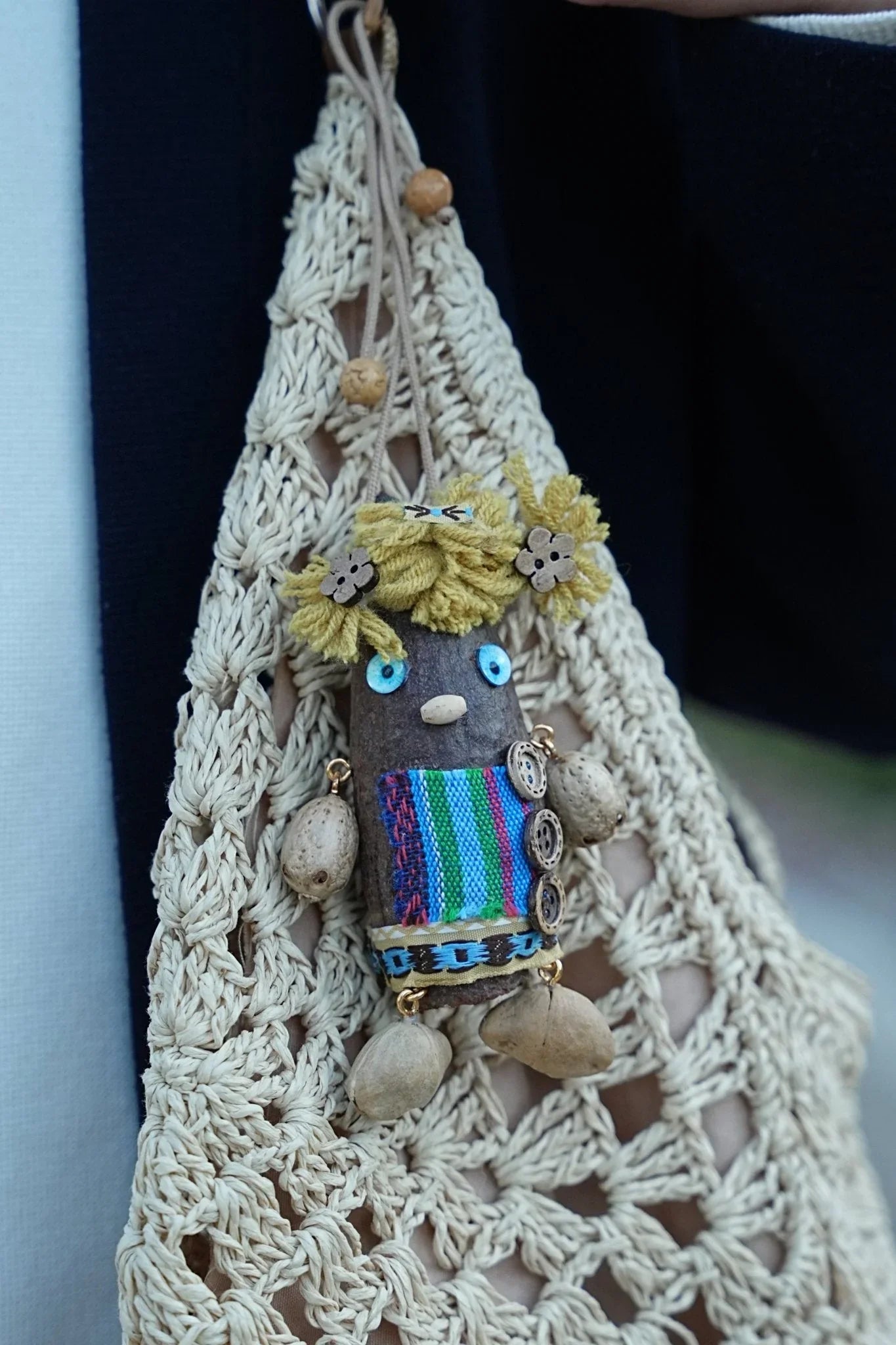 "The Forest Scarecrow" Seed Doll Charm