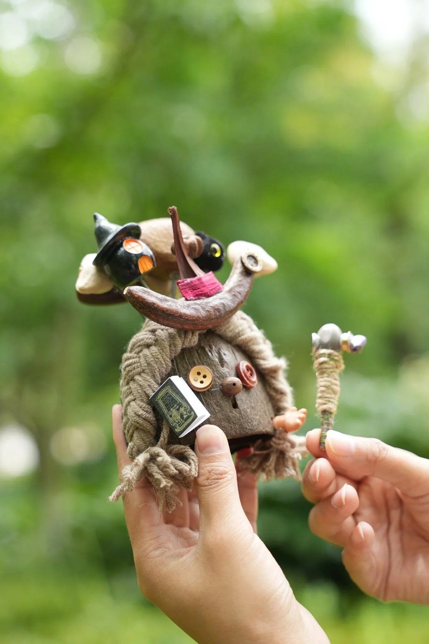 "The Forest Wizard" Seed Doll