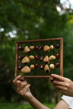 "Fruit Bell Harp" Vertical Seed Sound Sculpture