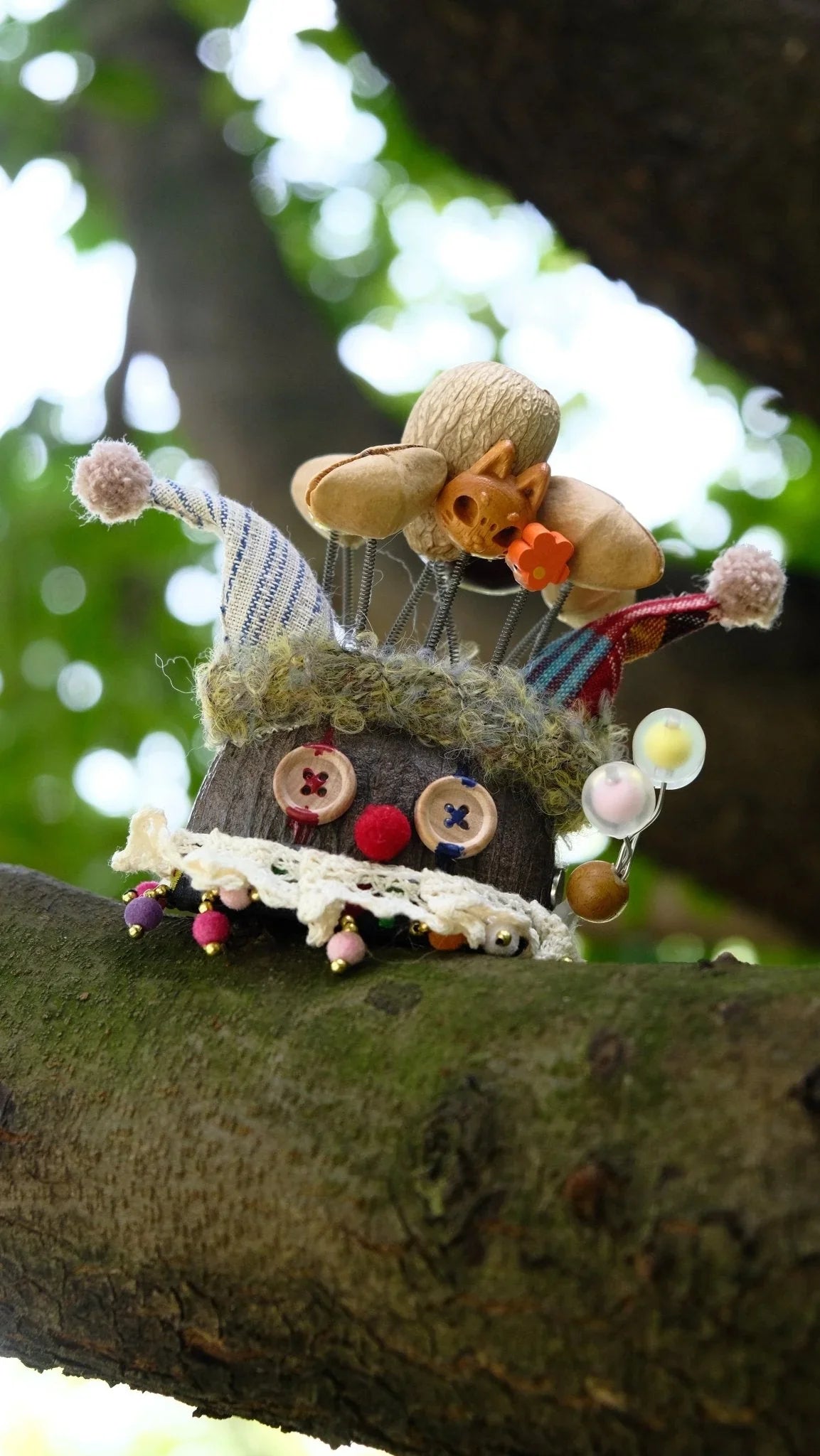 "The Happy Jester" Seed Clown Doll