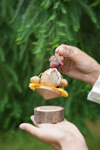 "The Hula Dancer" Coconut Shell Spinning Top