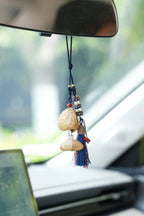 "Indigo Guardian" Tassel Seed Charm