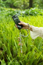 "Meadow Breeze" Macrame Seed Gemstone Wristlet