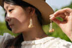 "Morning Dew" Seed Crystal Earrings