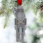 The Nutcracker Knight Ornament (Aluminum)