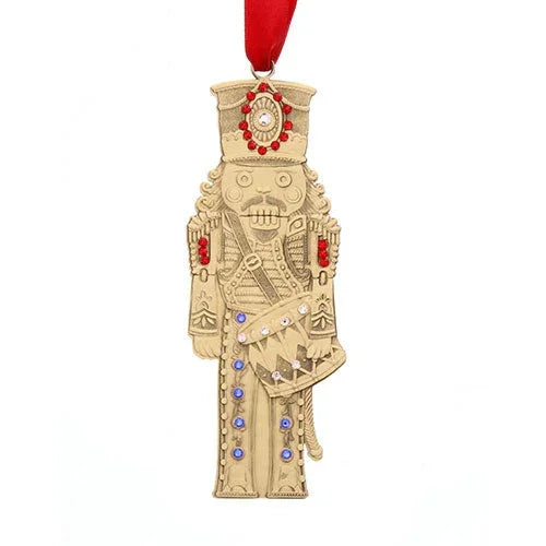 The Nutcracker Prince Drummer Ornament (Bronze)