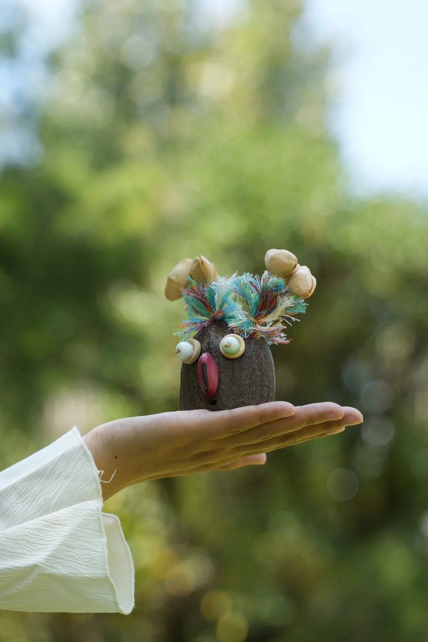 "Rock Star Parrot" Seed Bird Doll