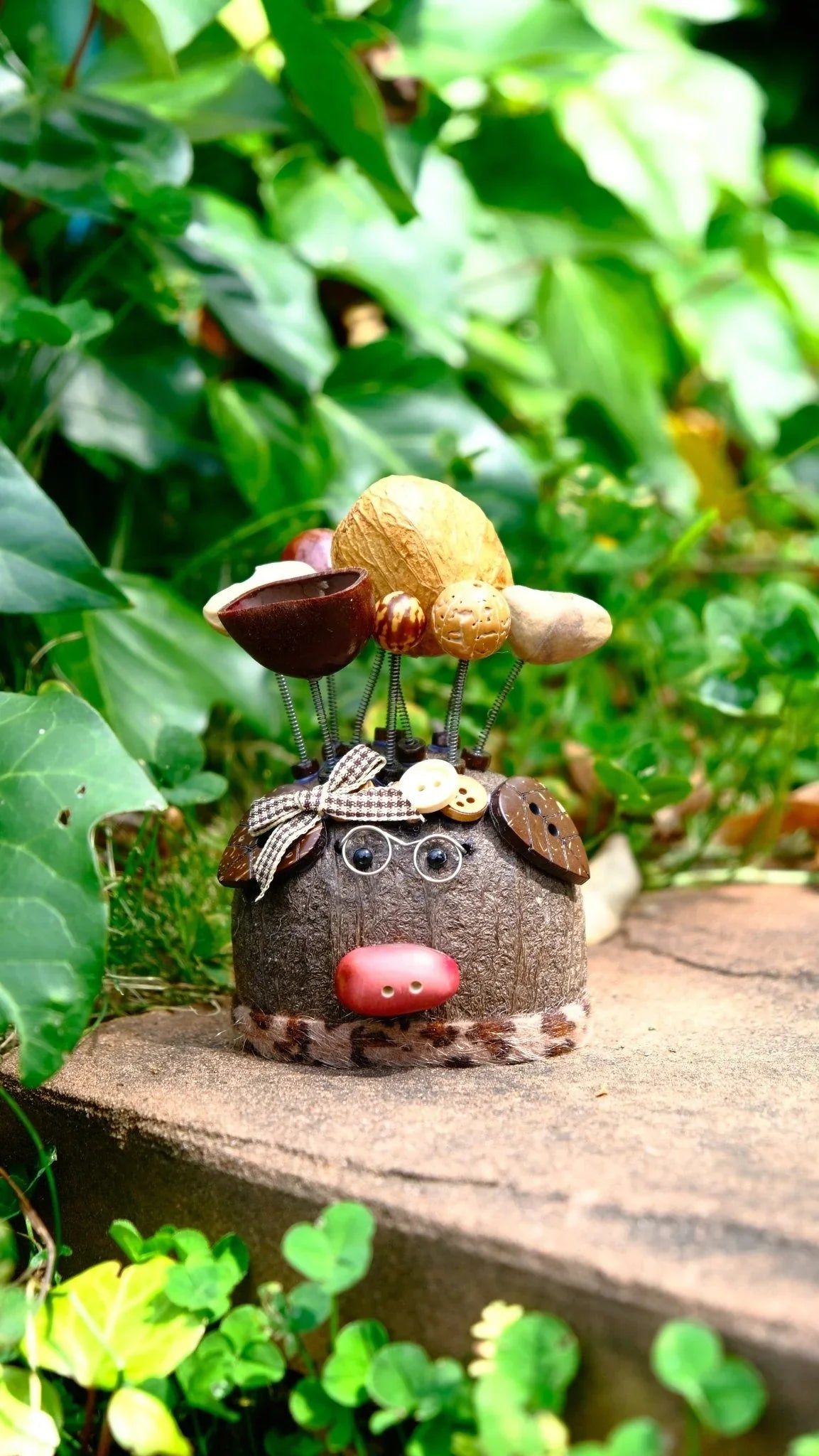 "The Scholar Piggy" Seed Pig Doll