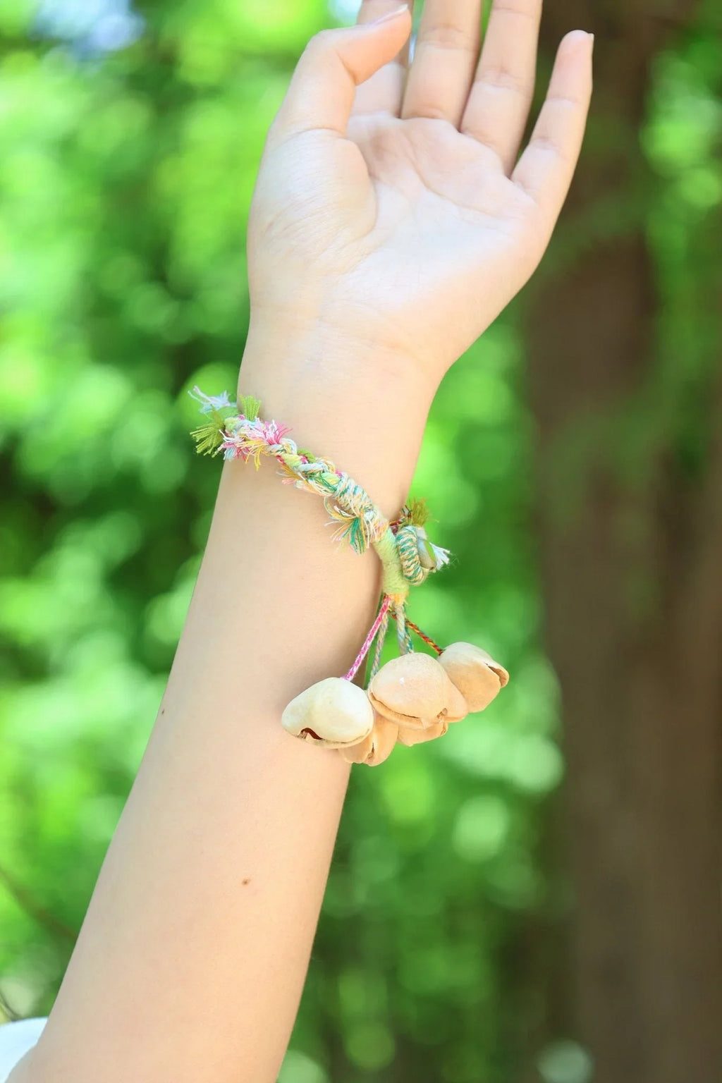 "Spring Whisper" Woven Seed Bracelet