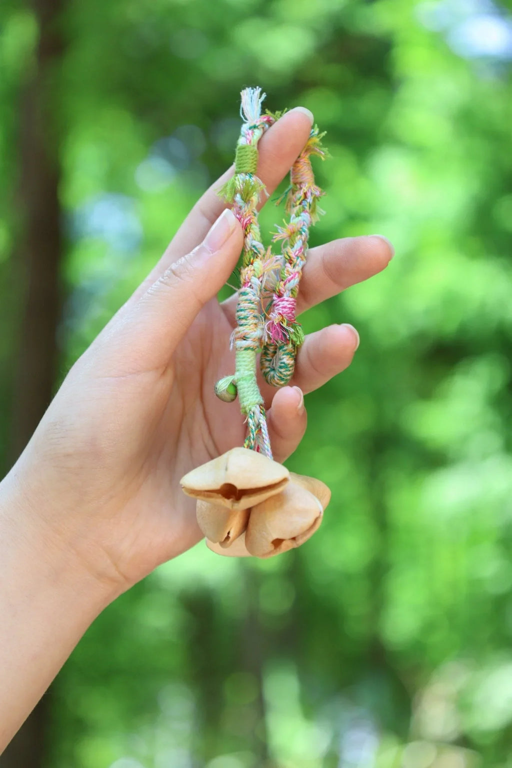 "Spring Whisper" Woven Seed Bracelet