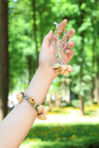 "Spring Whisper" Woven Seed Bracelet