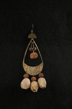 "Tribal Echo" Seed Bronze Earrings