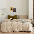 Thin Striped Bedding Set / Red Ever Lasting