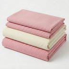 Thin Striped Bedding Set / Red