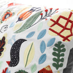 Canvello Swedish Embroidered Throw Pillows - 16x26, back view - House Of Avana