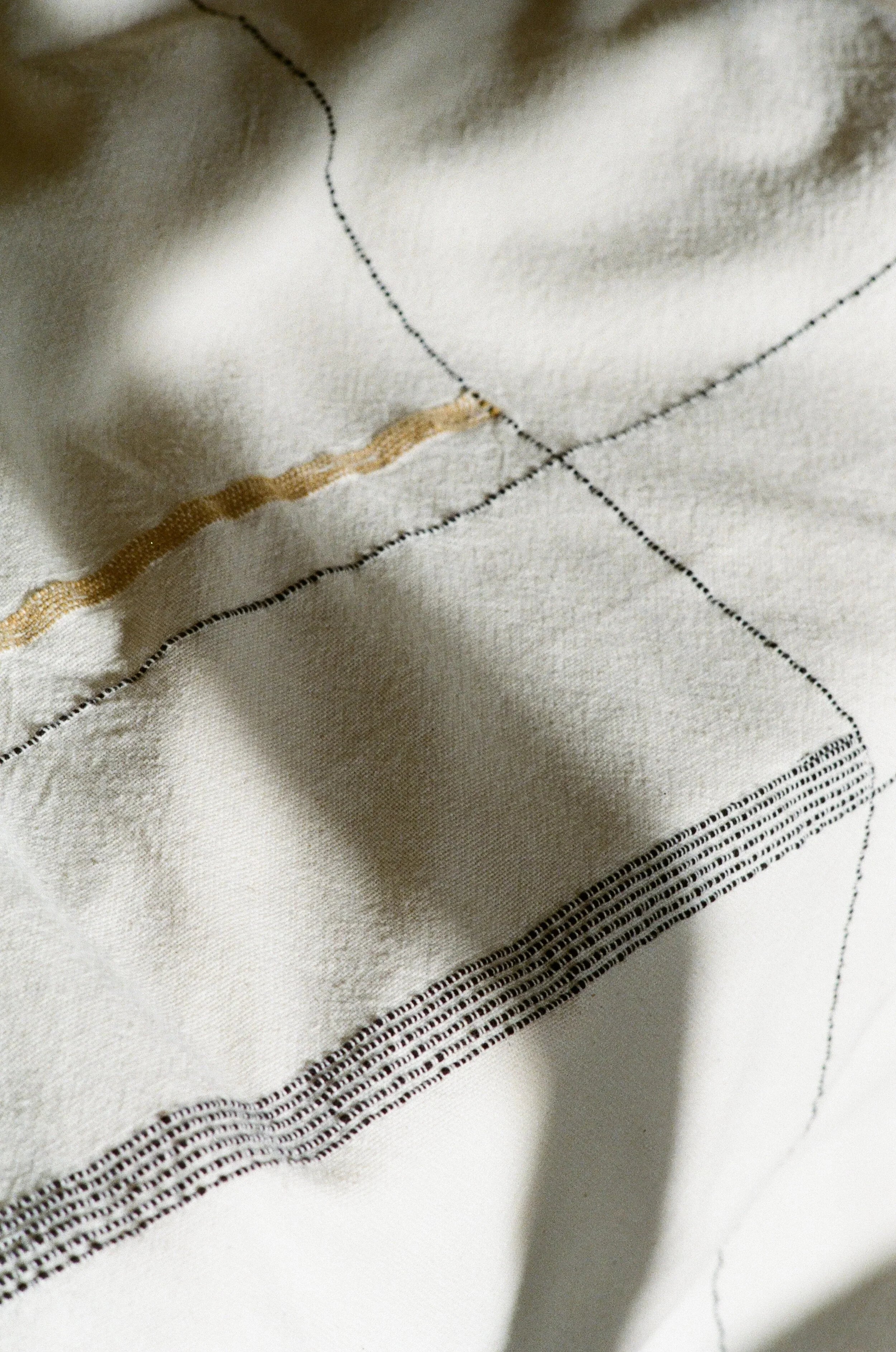 Nadi Hand-loomed Cotton Throw, back view - House Of Avana