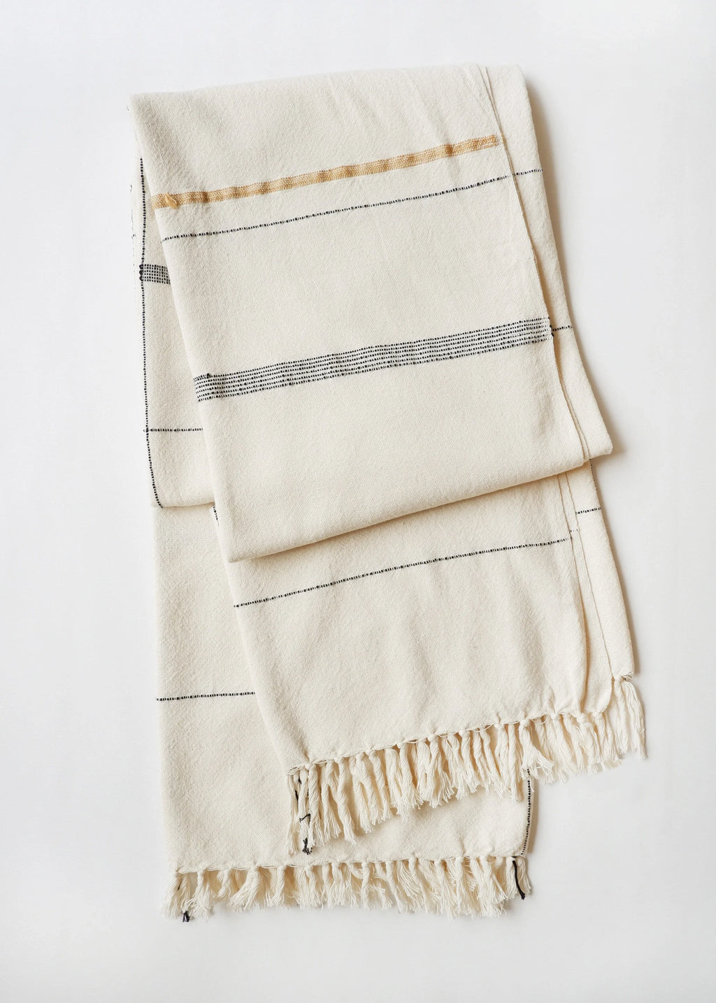 Nadi Hand-loomed Cotton Throw, lifestyle image - House Of Avana